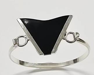 Sterling Onyx Bracelet