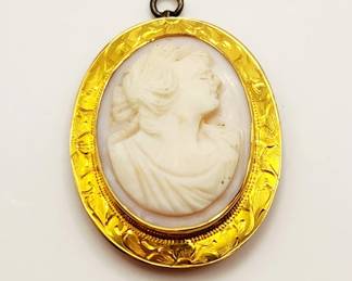 10K Gold Cameo