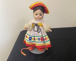 vintage Vogue Ginny doll from the "Far Away Lands" or "Around the World" series, representing Mexico.