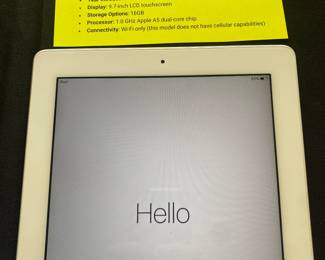 Apple iPad Serial Model # 1395