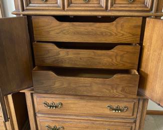 Sears Country IV collection Armoire solid wood (54"H42"W20"D)