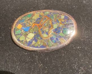 Sterling - Vintage Taxco Mexican sterling silver brooch