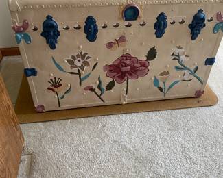 Hand Painted Chest or Trunk