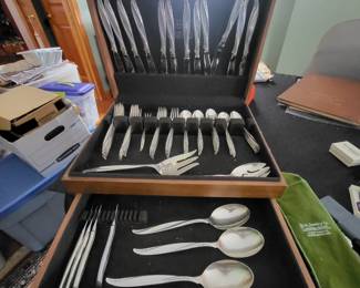 Sterling Flatware - International Silver Company sterling silver flatware in the Pine Spray pattern