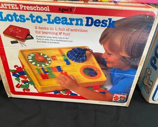 Vintage Mattel Preschool Lots-to-Learn Desk