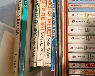 collection of vintage children's books