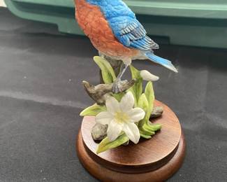 Lefton - Eastern bluebird figurine,
