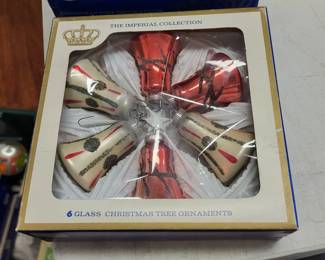 Vintage the imperial collection glass tree ornaments sold by Sears
