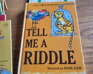 Child's vintage book - Tell me a Riddle