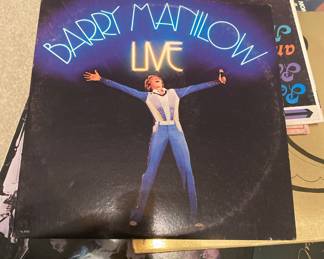 Barry Manilow Live vinyl record