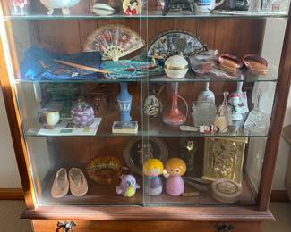 Wooden & Glass curio cabinet