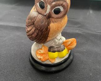porcelain owl figurine made in Japan.