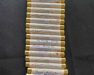 Vintage promotional perfume samples, often referred to as "Personality Perfumes". were distributed as marketing items by Anixter-Murray Inc., for Anixter - Murray Inc in Tipton Indiana