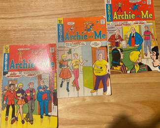 vintage Archie and Me comic books published by Archie Comics in the 1970s. typically feature stories centered around Archie Andrews and his high school principal, Mr. Weatherbee.