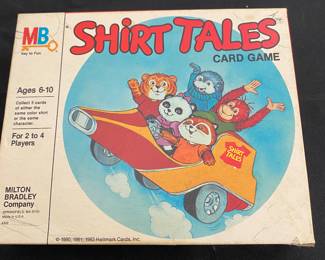 Vintage Milton Bradley Shirt Tales Card Game