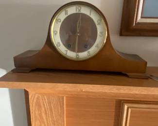 Vintage Pendulum Chiming Mantle Clock made in Germany Cuckoo Clock Co