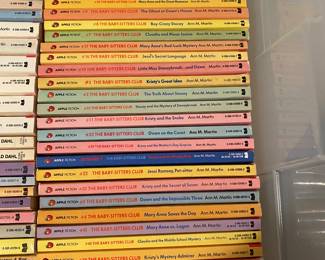 collection of vintage The Baby-sitters Club paperback books