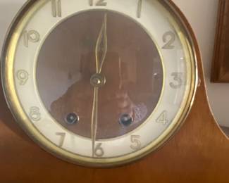 Vintage Pendulum Chiming Mantle Clock made in Germany Cuckoo Clock Co
