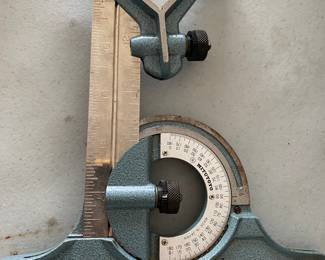 Mitutoyo combination square protractor head