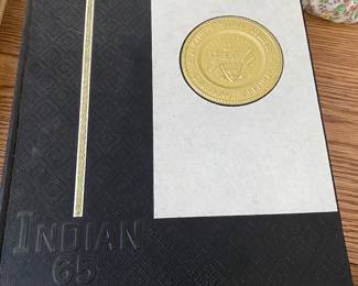 1965 edition of "The Indian", the official yearbook of Arkansas State University (formerly Arkansas State College) in Jonesboro, Arkansas.