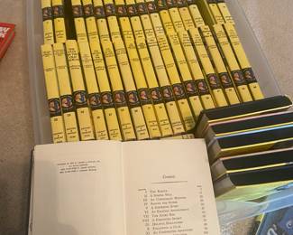 vintage Nancy Drew Mystery Stories hardcover books