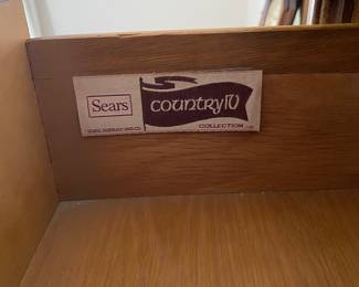 Sears Country IV collection Armoire solid wood (54"H42"W20"D)