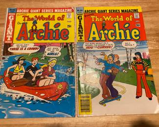 vintage comic book series The World of Archie.