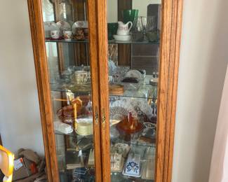 Wooden Curio display cabinet
