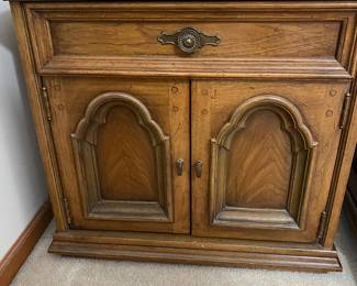 Sears Country IV collection nightstand solid wood (24.5"H 25.5"W18" D)