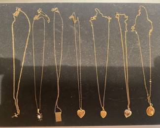 Necklaces with Various Pendants
