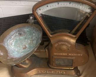 vintage candy scale