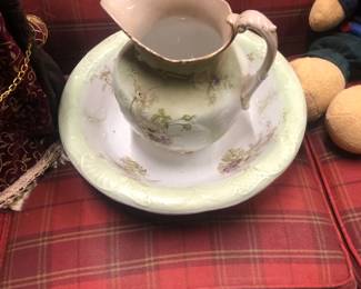 pitcher and bowl set
