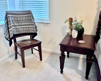 Nightstand and Chair