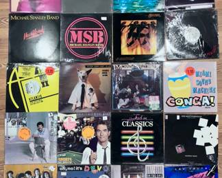 Records / Record Albums (The homeowner’s daughter did take a few records and 45s when she came in town,  but she did not take anything valuable. I white / blocked out what she kept) The rest are available.