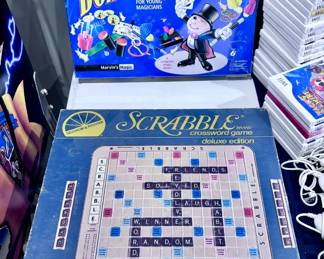 Scrabble Board Game and Magic Trick Set