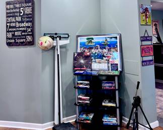 DVDs, Scale, Tripod, Wall Art