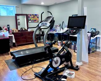 Fitness Bike, Incline Treadmill