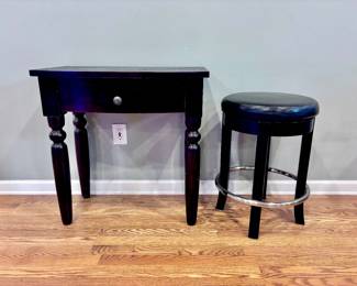 Accent Table and Swivel Stool