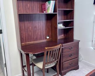 Desk with Hutch and Chair