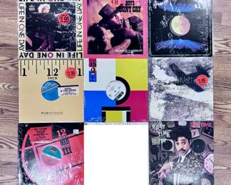 Records / Record Albums (The homeowner’s daughter did take a few records and 45s when she came in town,  but she did not take anything valuable. I white / blocked out what she kept) The rest are available.