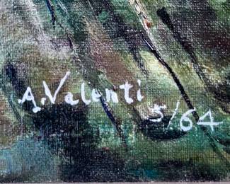 A. Valenti Signed Art