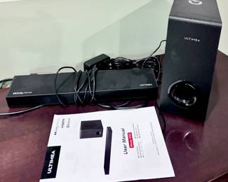 Ultimea Soundbar and Subwoofer