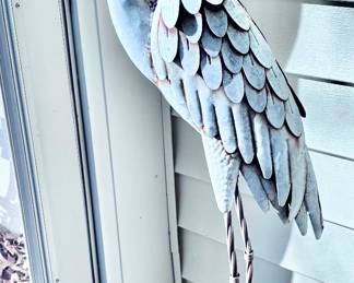 Outdoor Egret Bird Statue