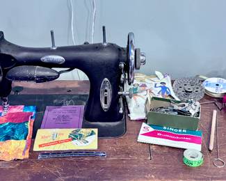 White Rotary Sewing Machine