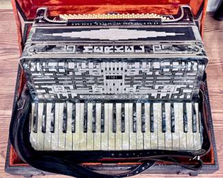 Vintage Accordion with Case