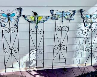 Garden Trellis, Butterfly and Hummingbird