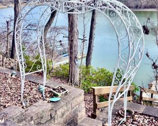 Outdoor Iron Arbor