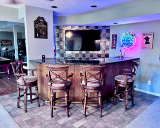 4 x Swivel Barstools