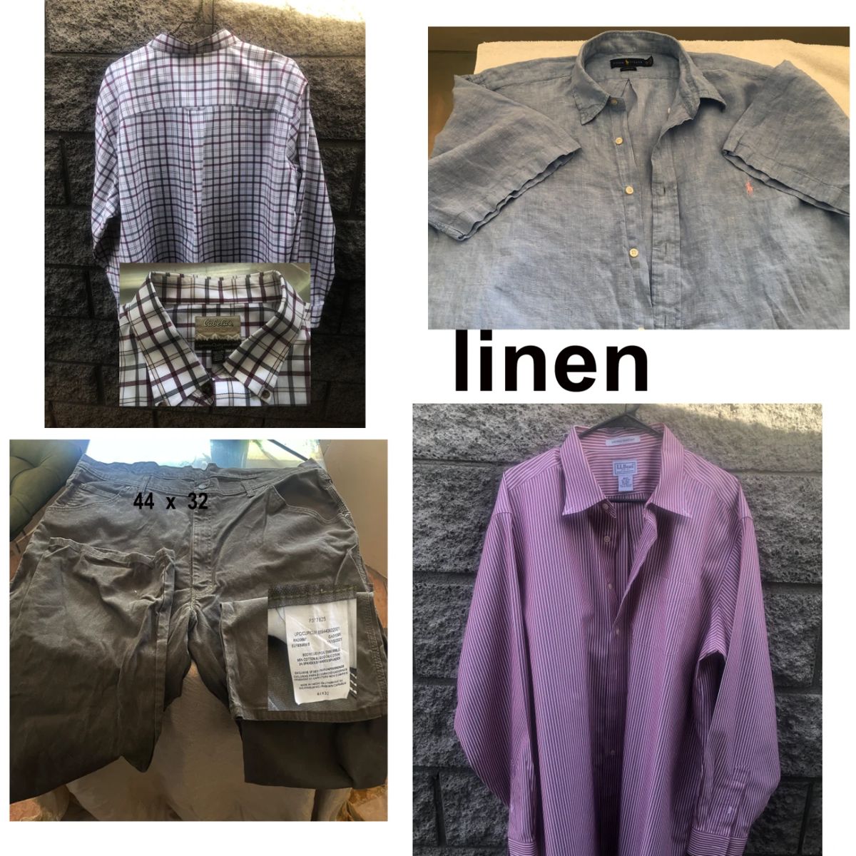 estate sale clothing 3 mens master up 