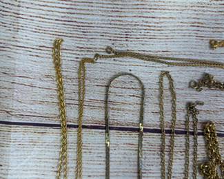 Large Lot of 30 Vintage Style Costume Necklaces - Chains, Pendants, Chokers